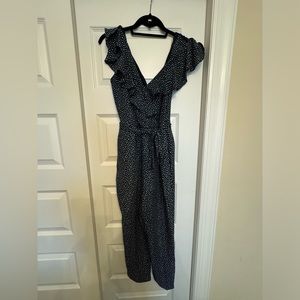 Banana Republic Navy Jumpsuit
